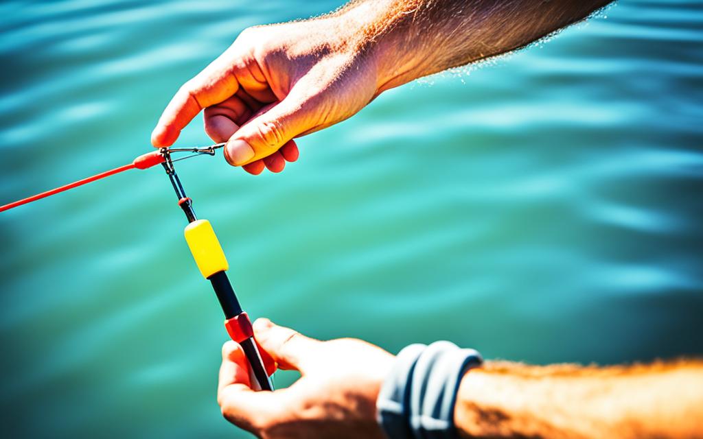 how to put a bobber on a fishing line